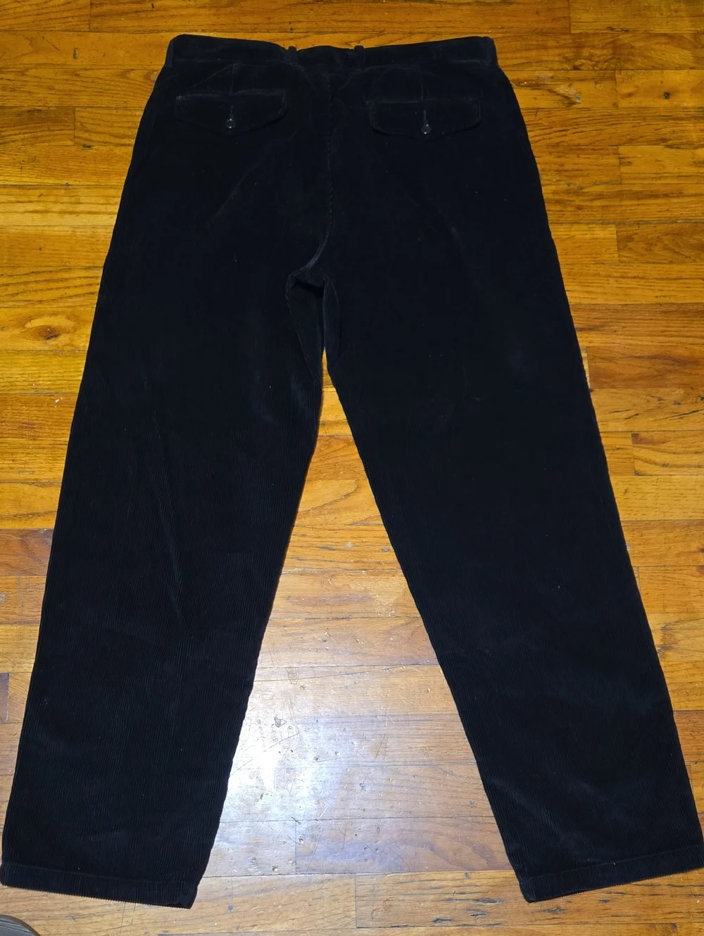 J Crew Oarsman Classic-fit 10-wale corduroy trouser Black 33x32 (31)- NWT